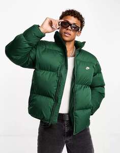 Зеленая куртка-пуховик Nike Club