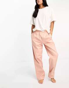 Пижамный комплект в сумке Calvin Klein для сна нежно-розового цвета