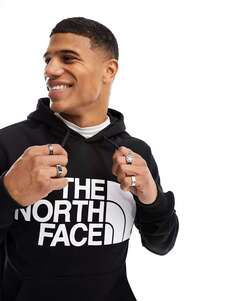 Черная флисовая толстовка с логотипом на груди The North Face Standard