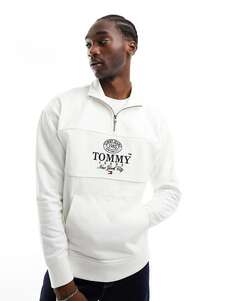 Роскошные спортивные брюки Tommy Jeans белого цвета с застежкой-молнией 1/2