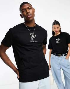 Эксклюзивная черная футболка Polo Ralph Lauren x ASOS с центральным логотипом
