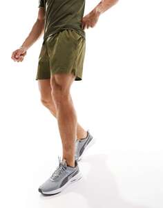 Тканые шорты цвета хаки Puma Training Evolve