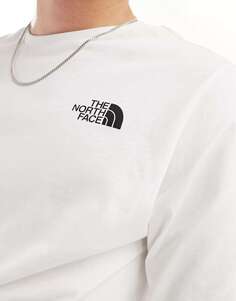 Белая футболка с длинными рукавами The North Face Simple Dome
