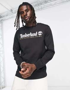 Черная футболка с длинным рукавом Timberland