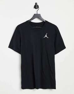Черная мини-футболка с логотипом Jordan Jumpman