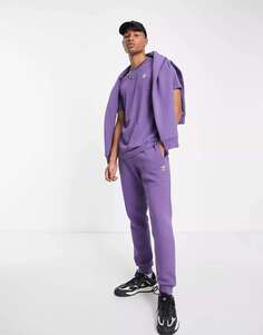 Фиолетовая футболка adidas Originals Trefoil Essentials