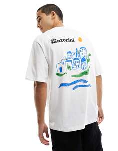 Белая футболка River Island santorini