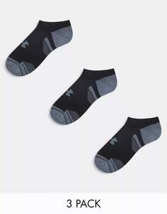 Три пары спортивных носков Under Armour Performance черного цвета