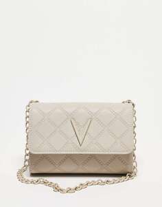 Сумки Valentino Стеганая складная сумка через плечо Blush цвета экрю Valentino Bags