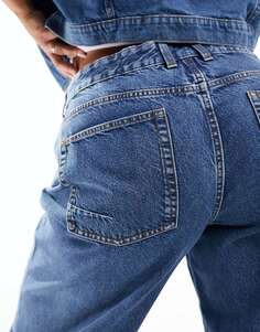 Синие мешковатые джинсы-бойфренды ASOS DESIGN Curve