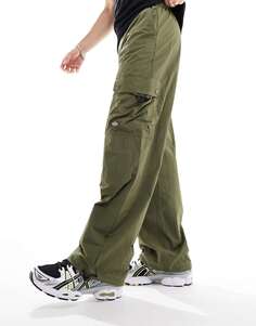 Нейлоновые брюки-карго Dickies jackson зеленого цвета в стиле милитари