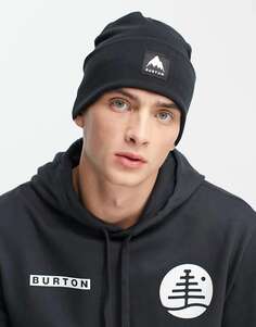 Черная высокая шапка-бини Burton Snow Kactusbunch Burton