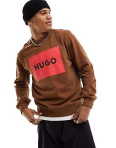 Ржавая толстовка с логотипом HUGO Duragol Hugo Red