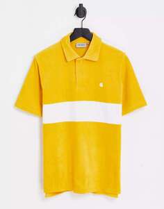 Желтая футболка-поло Carhartt WIP bayley