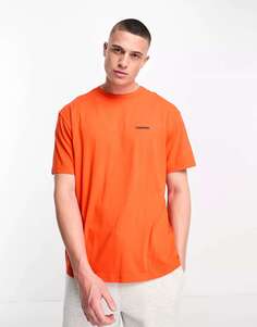 Оранжевая футболка Calvin Klein Lounge