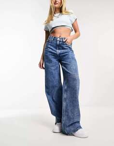 Светлые джинсы с высокой посадкой и широкими штанинами Tommy Jeans Claire