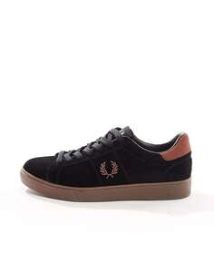 Черные кроссовки Fred Perry Spencer