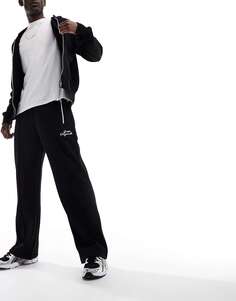 Черные трикотажные спортивные брюки Guess Originals