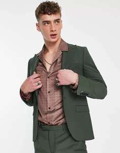 Зеленый пиджак Twisted Tailor