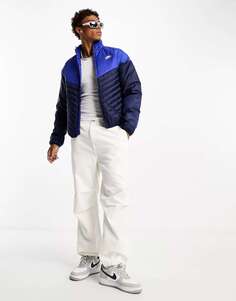 Темно-синяя куртка-пуховик средней плотности Nike Windrunner