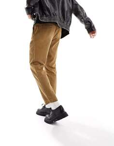 Светло-коричневые зауженные брюки AllSaints Sleid