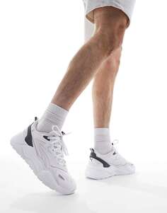 Белые светоотражающие кроссовки Puma RS-X Efekt