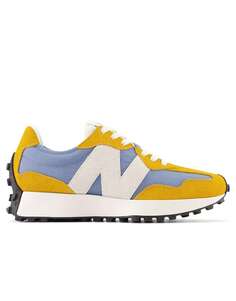 Жёлтые кроссовки New Balance 327