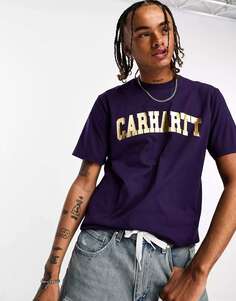 Футболка Carhartt WIP University фиолетового цвета