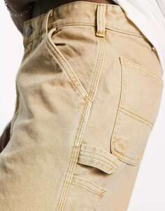 Светло-коричневые шорты Pull&amp;Bear Carpenter