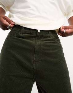 Зеленые свободные зауженные вельветовые брюки Carhartt WIP Landon