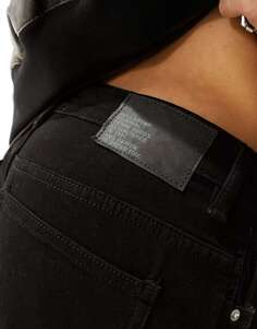 Черные узкие джинсы Pull&amp;Bear