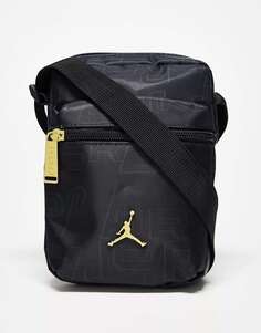Черная сумка через плечо Jordan