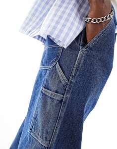 Синие джинсовые брюки Obey Hardwork Carpenter