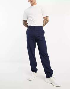 Темно-синие брюки стандартного кроя Lacoste Sport