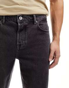 Черные прямые джинсы AllSaints Curtis