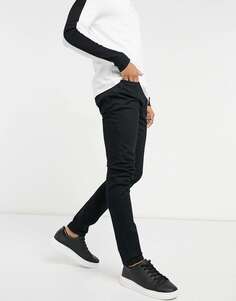 Черные эластичные джинсы скинни Topman