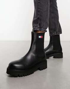 Черные городские ботинки челси Tommy Jeans