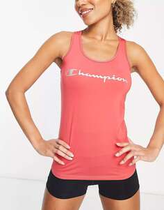 Розовая майка с большим логотипом Champion Training