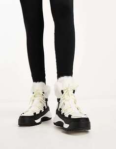 Белые непромокаемые ботинки Sorel Ona Rmx Glacy