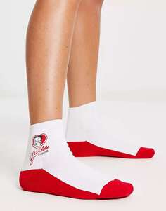 Белые носки Betty Boop Guess Originals