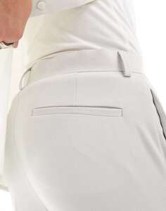 Элегантные расклешенные брюки экстремально-серого цвета ASOS