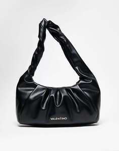 Черная сумка через плечо со сборками Valentino Bags