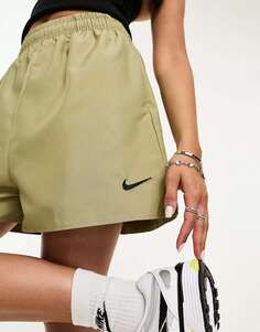 Тканые шорты нейтрального оливкового цвета Nike Life Trend