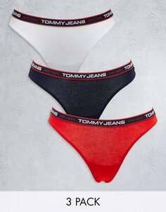 Комплект разноцветных стрингов Tommy Jeans Tommy Hilfiger