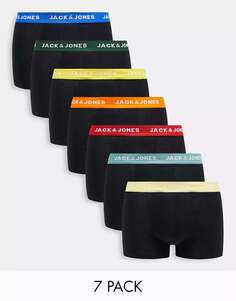 Черные плавки Jack &amp; Jones из 7 цветов с разноцветным поясом