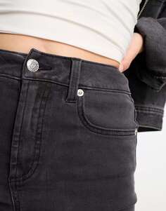 Черные расклешенные джинсы Miss Selfridge