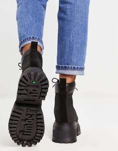 Черные ботинки на шнуровке Timberland Sky 6 дюймов