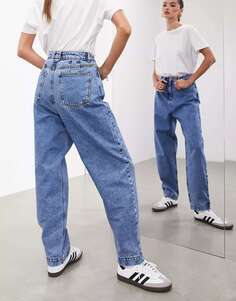 Синие классические зауженные джинсы ASOS