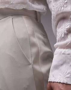 Узкие брюки-смокинг Topman с полосками по бокам