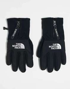 Черные флисовые перчатки The North Face Denali Etip, совместимые с сенсорным экраном